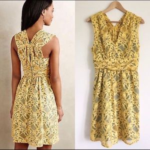 Plenty by Tracy Reese Yellow Lace Niki Dress